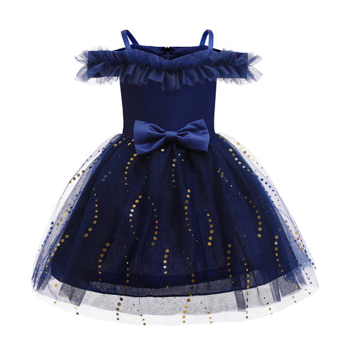 Girl's Sling Sequin Dress Dress
